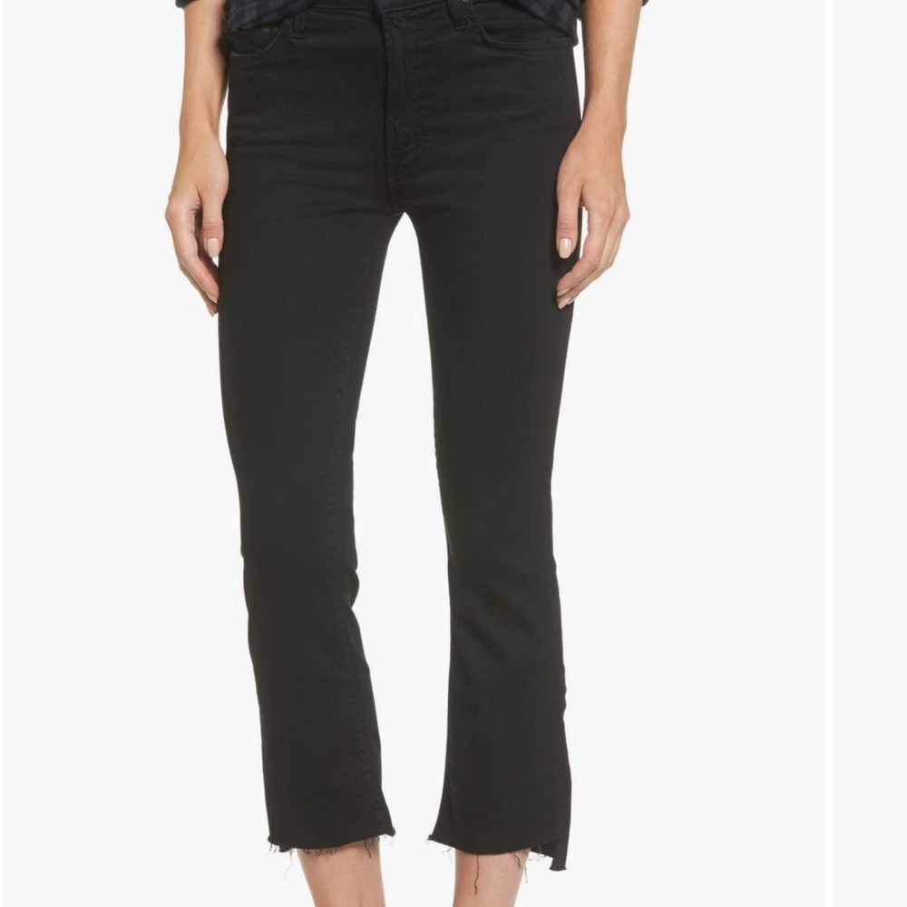 MOTHER Black The Insider Cropped Jeans… 📌price improvement!
